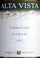 Alta Vista - Torronts Mendoza Premium 0 (750ml)
